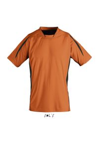 SOL'S - Koszulka dla dzieci Sol's Maracana 2 Ssl. Kolor: wielokolorowy, czarny, pomarańczowy. Sport: piłka nożna #1