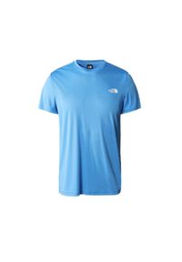 Koszulka The North Face Niebieska Redbox. Kolor: niebieski. Materiał: bawełna #1
