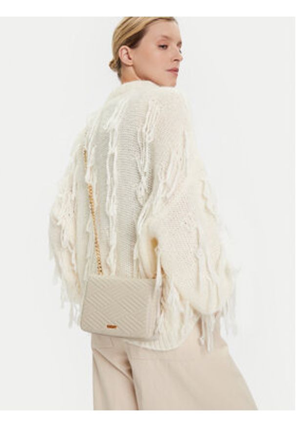 DKNY Torebka R44EKI06 Écru. Materiał: skórzane