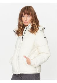 Pepe Jeans Kurtka zimowa Morgan PL402273 Biały Regular Fit. Kolor: biały. Materiał: syntetyk. Sezon: zima #1