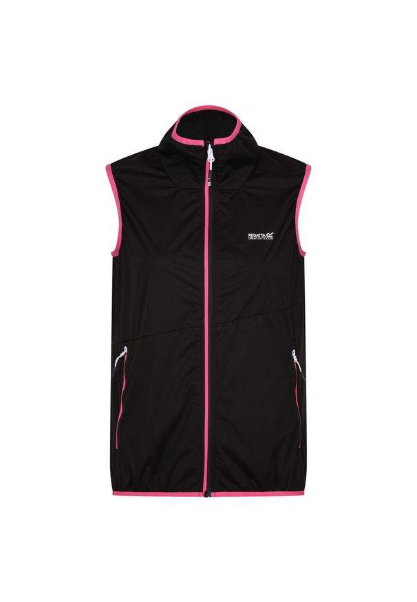 Regatta - Bezrękawnik damski. Kolor: różowy, wielokolorowy, czarny. Długość rękawa: bez rękawów. Sport: turystyka piesza