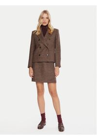 Weekend Max Mara Spódnica trapezowa Vata 2525106072 Brązowy Regular Fit. Kolor: brązowy. Materiał: wełna #4