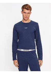 Guess Piżama U2BX00 KBZG0 Niebieski Regular Fit. Kolor: niebieski. Materiał: bawełna #3