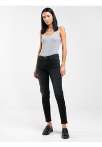 Big-Star - Spodnie jeans damskie ciemnoszare Maila 896. Okazja: na co dzień. Kolor: szary. Styl: casual, klasyczny