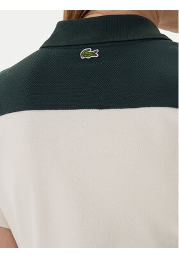 Lacoste Polo PF5291 Écru Slim Fit. Typ kołnierza: polo. Materiał: bawełna