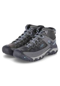 keen - Buty trekkingowe damskie Keen Targhee Iii Mid WP. Zapięcie: sznurówki. Kolor: niebieski. Materiał: materiał, skóra. Szerokość cholewki: normalna