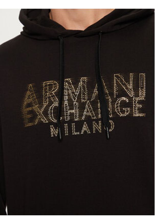 Armani Exchange Bluza XM000332 AF12269 UC001 Czarny Regular Fit. Kolor: czarny. Materiał: syntetyk