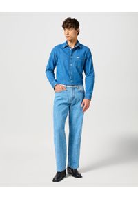 Wrangler - WRANGLER MĘSKA KOSZULA 1 PKT SHIRT MID STONE 112357191 W5X2014179 #6