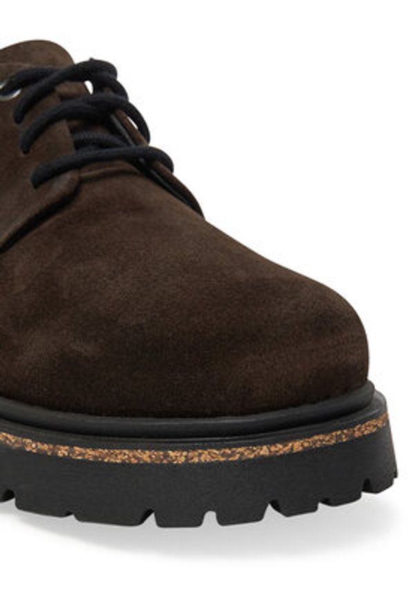 Birkenstock Półbuty Highwood Lace Low 1029715 Brązowy. Kolor: brązowy. Materiał: zamsz, skóra