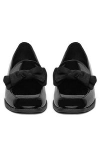 DeeZee Loafersy SQ873-1-BLACK PAT Czarny. Kolor: czarny. Materiał: materiał #3