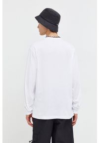 Dickies longsleeve bawełniany kolor biały z nadrukiem. Kolor: biały. Materiał: bawełna. Długość rękawa: długi rękaw. Długość: długie. Wzór: nadruk. Styl: klasyczny #3