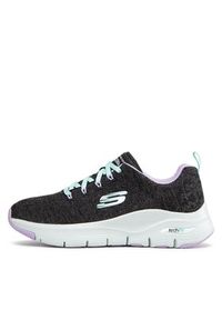 skechers - Skechers Sneakersy Skechers Arch Fit Comfy Wave Szary. Kolor: szary. Materiał: materiał