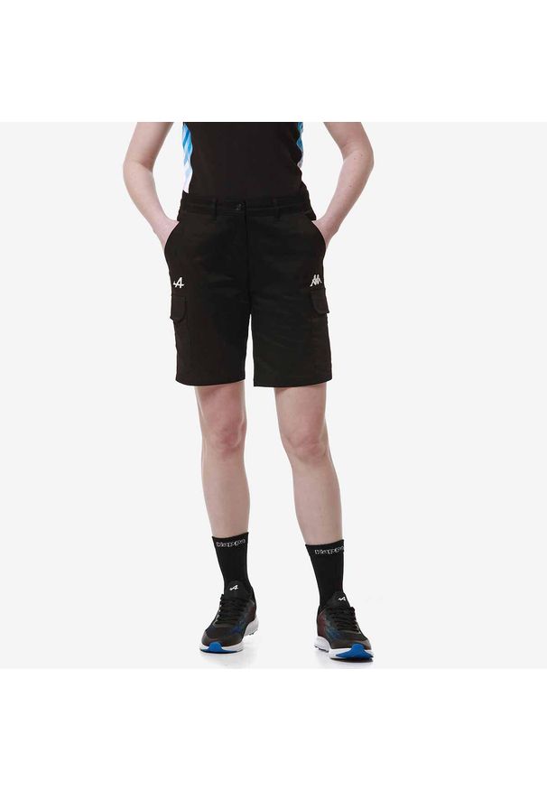 Kappa - Szorty damskie Alpine F1 Aidiwy 2024. Kolor: czarny