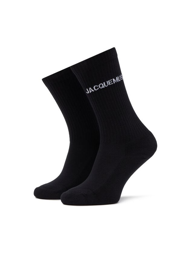 Skarpety długie JACQUEMUS. Kolor: czarny