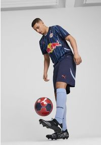 Puma - Męska koszulka wyjazdowa FC Red Bull Salzburg 24/25 PUMA Club Navy Red Blue. Kolor: czerwony, wielokolorowy, niebieski