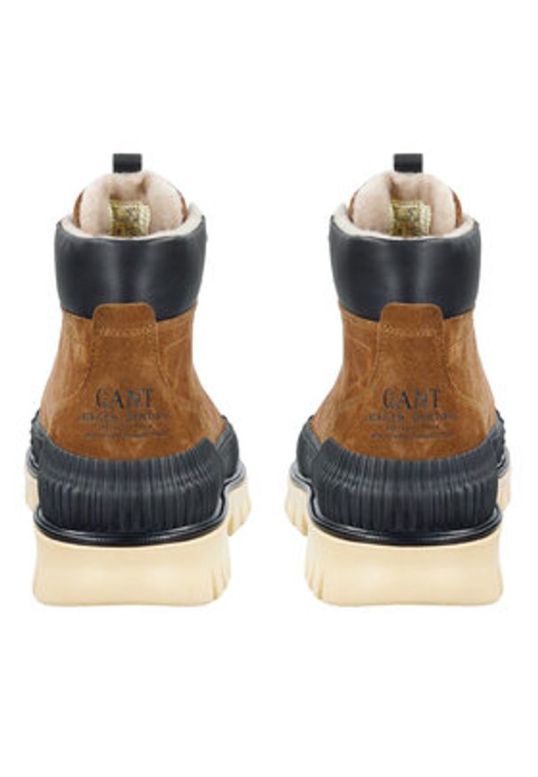 GANT - Gant Trapery 31643073 Brązowy. Kolor: brązowy. Materiał: zamsz, skóra