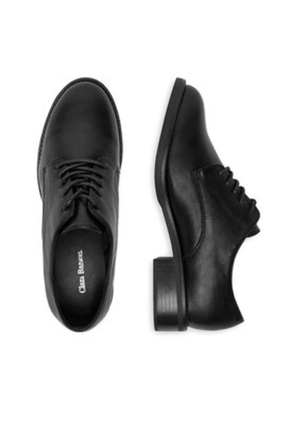 Clara Barson Półbuty CEO-WS2619-15 Czarny. Kolor: czarny. Materiał: materiał