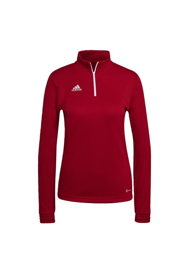 Bluza piłkarska damska Adidas Entrada 22 Training Top. Kolor: czerwony. Sport: piłka nożna