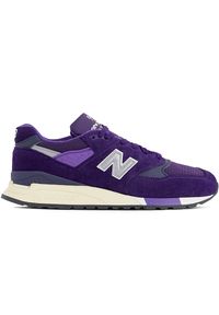 Buty unisex New Balance U998TE – fioletowe. Kolor: fioletowy. Materiał: syntetyk, materiał, skóra. Szerokość cholewki: normalna