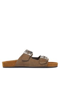 Klapki Tory Burch. Kolor: brązowy #1