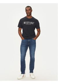 Mustang Jeansy Vegas 1016310 Granatowy Slim Fit. Kolor: niebieski