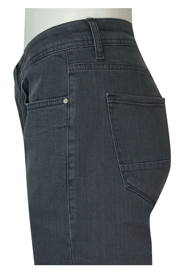 Pako Jeans - Spodnie Męskie, Szare JEANSY, Regular Fit, Zwężana Nogawka -PAKO JEANS. Okazja: na spotkanie biznesowe, do pracy. Kolor: szary. Materiał: lycra, bawełna. Styl: biznesowy, klasyczny