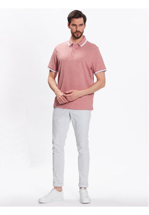 Michael Kors Polo CS15073C93 Różowy Regular Fit. Typ kołnierza: polo. Kolor: różowy. Materiał: bawełna