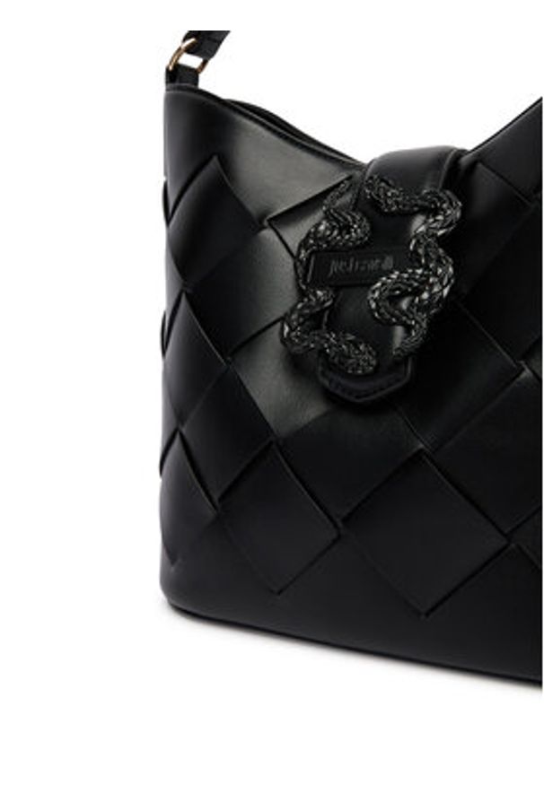Just Cavalli Torebka 80RA4BM4 Czarny. Kolor: czarny. Materiał: skórzane