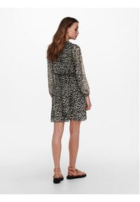 only - ONLY Sukienka codzienna 15236376 Brązowy Regular Fit. Okazja: na co dzień. Kolor: brązowy. Materiał: syntetyk. Typ sukienki: proste. Styl: casual #4