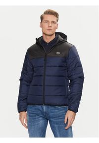 Lacoste Kurtka przejściowa BH6763 Granatowy Regular Fit. Kolor: niebieski. Materiał: syntetyk