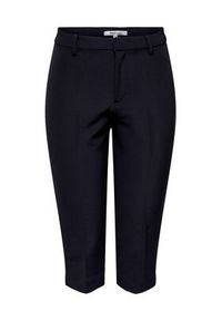 only - ONLY Spodnie capri Gitta 15349571 Czarny Slim Fit. Kolor: czarny. Materiał: syntetyk #5