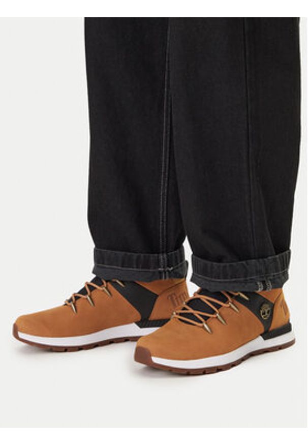 Timberland Trapery TB0A6DQDEJS1 Żółty. Kolor: żółty. Materiał: skóra