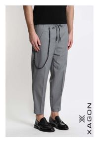 Xagon Man Spodnie | P26032 ZXAG92 | Mężczyzna | Szary. Okazja: na co dzień. Kolor: szary. Materiał: elastan, wiskoza, poliester. Długość: długie. Styl: sportowy, klasyczny, elegancki, casual #7