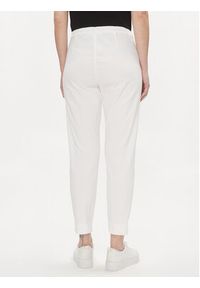 Max Mara Leisure Spodnie materiałowe Terreno 2416131058 Biały Regular Fit. Kolor: biały. Materiał: bawełna
