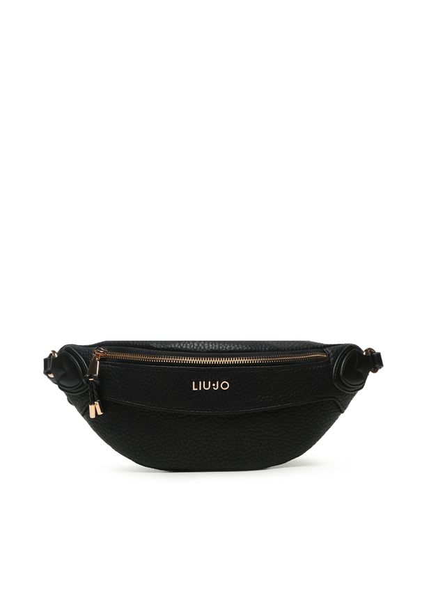 Saszetka nerka Liu Jo Ecs M Bumbag AF3165 E0161 Nero 22222. Kolor: czarny. Materiał: skóra