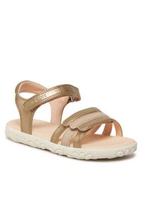 Geox Sandały J Sandal Haiti Girl J458ZD 0NFBC C2010 S Złoty. Kolor: złoty #2