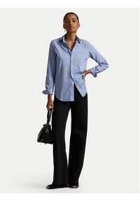 Polo Ralph Lauren Koszula 211941509004 Błękitny Slim Fit. Typ kołnierza: polo. Kolor: niebieski. Materiał: bawełna #3