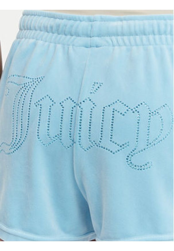 Juicy Couture Szorty sportowe Tamia JCWHS126305 Błękitny Regular Fit. Kolor: niebieski. Materiał: syntetyk