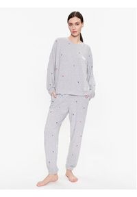 DKNY Spodnie piżamowe YI2722627 Szary Regular Fit. Kolor: szary. Materiał: wiskoza #2