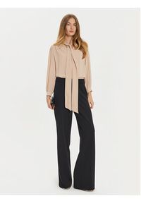 Artigli - ARTIGLI Bluzka ACBL000281 Beżowy Regular Fit. Kolor: beżowy. Materiał: syntetyk #3