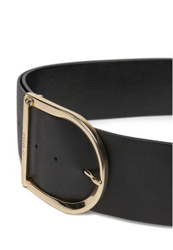 Pinko - PINKO Pasek Damski Cheyenne 60mm 20251 PLT01 A2LY Z99L Czarny. Kolor: czarny. Materiał: skóra
