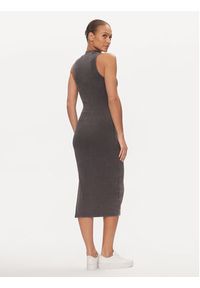Calvin Klein Jeans Sukienka letnia J20J223052 Szary Slim Fit. Kolor: szary. Materiał: bawełna. Sezon: lato #2