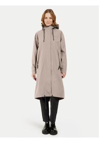 Didriksons Parka Astrid 505628 Beżowy Relaxed Fit. Kolor: beżowy. Materiał: syntetyk #1