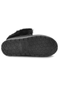 Big-Star - Czarne Śniegowce Big Star Ocieplane Obuwie Damskie. Kolor: czarny. Materiał: futro. Szerokość cholewki: normalna. Sezon: zima. Styl: elegancki, klasyczny #4