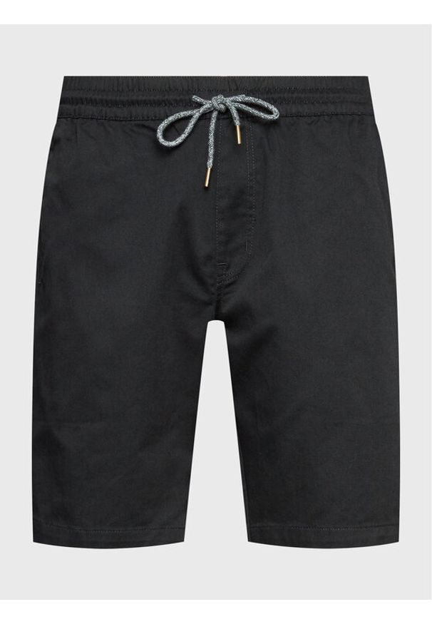 Volcom Szorty materiałowe Frickin A1012304 Czarny Regular Fit. Kolor: czarny. Materiał: bawełna, syntetyk