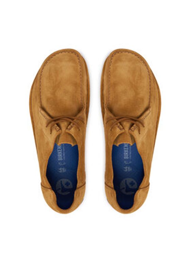 Birkenstock Półbuty Utti Lace 1031546 Żółty. Kolor: żółty. Materiał: skóra, zamsz