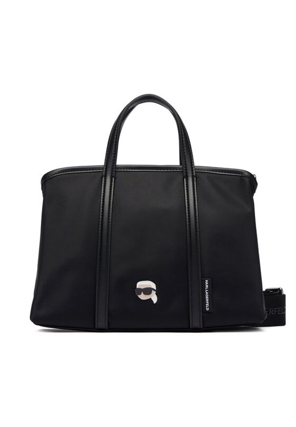 Karl Lagerfeld - KARL LAGERFELD Torebka A4W30018 Czarny. Kolor: czarny. Materiał: skórzane