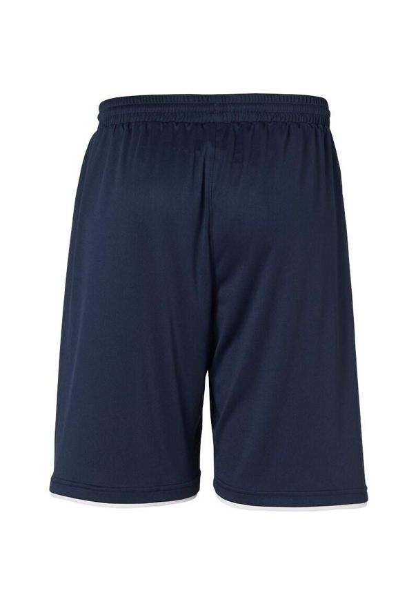 UHLSPORT - Spodnie sportowe męskie Uhlsport Club. Kolor: biały, niebieski, wielokolorowy. Materiał: materiał, syntetyk. Długość: krótkie. Sport: piłka nożna