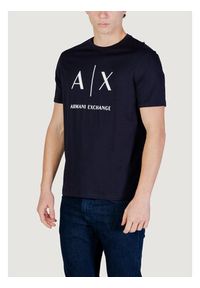 Armani Exchange T-Shirt XM002683 AF10356 UB101 Granatowy Regular Fit. Kolor: niebieski. Materiał: bawełna #2