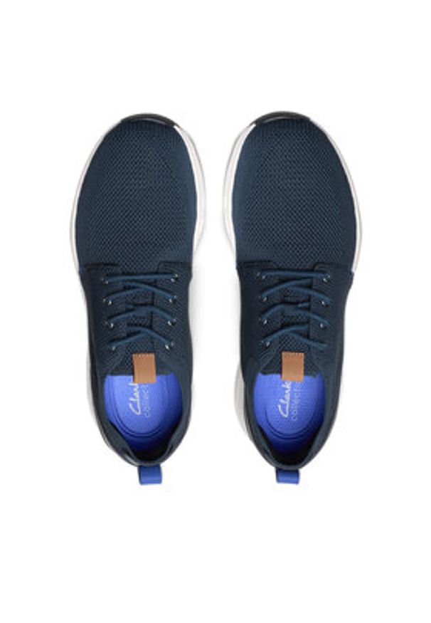 Clarks Sneakersy Motion Trek MX 26181984 Granatowy. Kolor: niebieski. Materiał: materiał